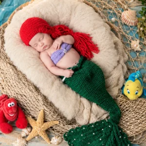 Newborn Photography Props Mermaid Outfit